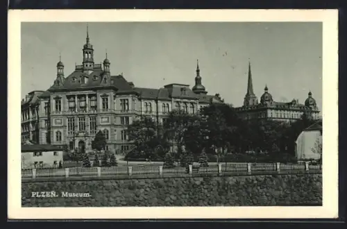 AK Plzen, Blick zum Museum