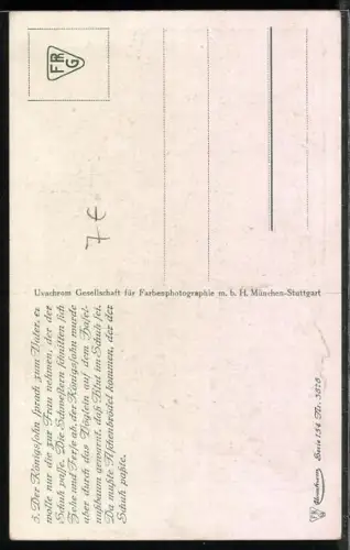 Künstler-AK Otto Kubel: Aschenputtel, Prinz sucht die Besitzerin des verlorenen Schuhs