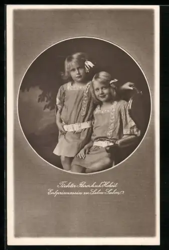 AK Adel von Österreich, Töchter der Erbprinzessin zu Salm-Salm