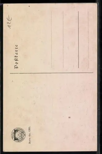 AK Deutscher Schulverein Nr. 1260: Wie einer auszog das Gruseln zu lernen, Märchen