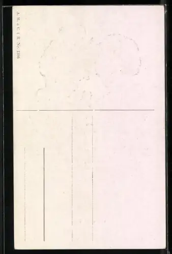 Künstler-AK Hela Peters: Mädchen schenkt seiner Freundin eine Rose