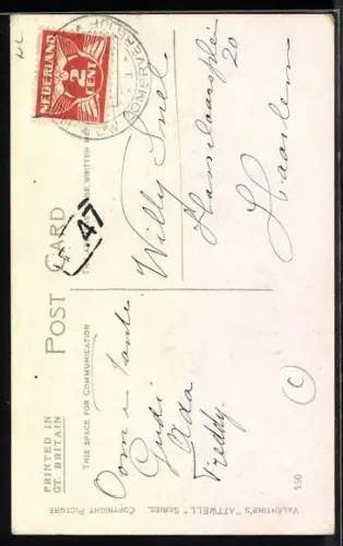 Künstler-AK Mabel Lucie Attwell: Kleine Braut mit Blumenstrauss