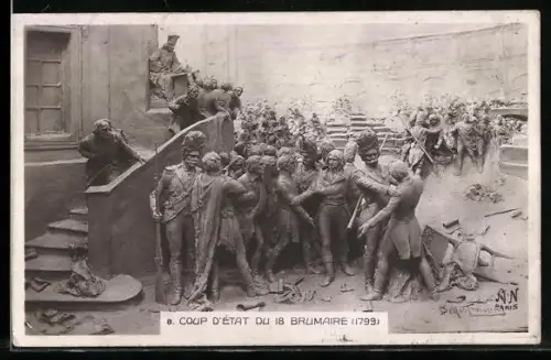 Künstler-AK Domenico Mastroianni: Coup d` Etat du 18 Brumaire, 1799