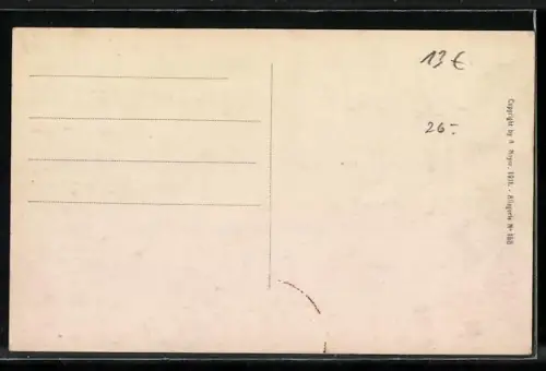 Künstler-AK Domenico Mastroianni: Baiser Matinal / Morgenkuss, Schäferszene