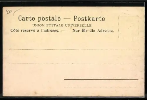 AK Basel, Totentanz, Der Tod hält die Hand über einen Prediger