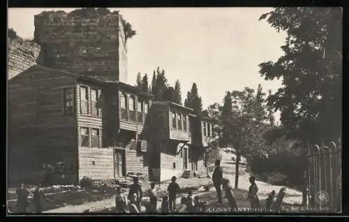 AK Constantinople, Une Rue à Aivan-Serai