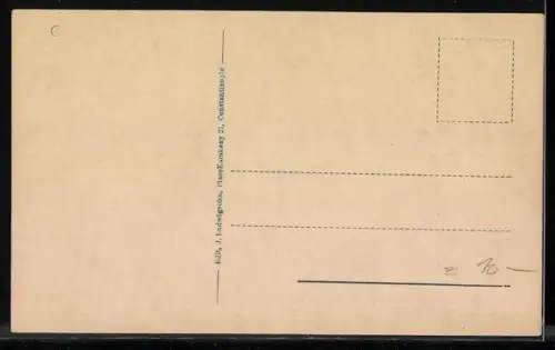 AK Constantinople, Une Rue à Aivan-Serai