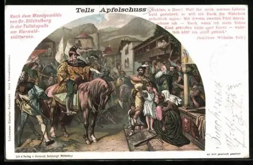AK Wilhelm Tell`s Apfelschuss