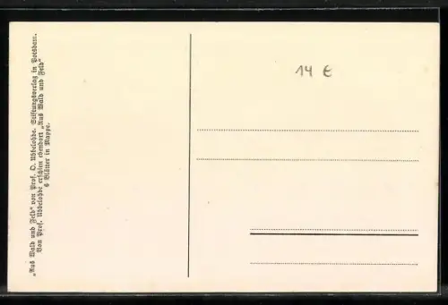 Künstler-AK Otto Ubbelohde: Blick über die Sommerlichen Felder