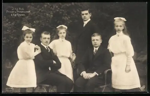 AK Prinzen und Prinzessinnen von Sachsen