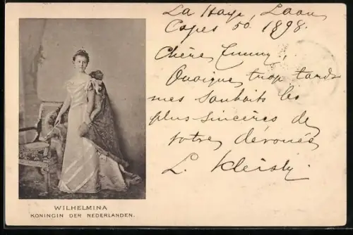 AK Wilhelmina, Königin von den Niederlanden