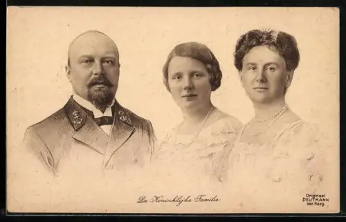 AK Die königliche Familie der Niederlande