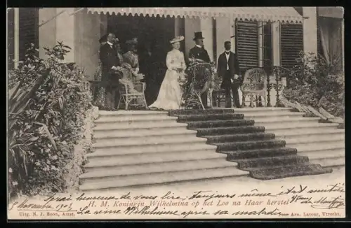 AK Koningin Wilhelmina op het Loo na Haar herstel