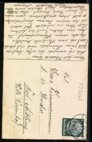 AK Kleine Skiläufer, Malheur bei der Abfahrt, Neujahrsgruss