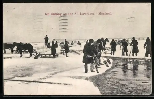 AK Montreal, Ice Cutting on the St. Lawrence