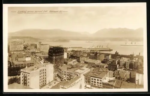 AK Vancouver /B. C., Looking across Burrard Inlet