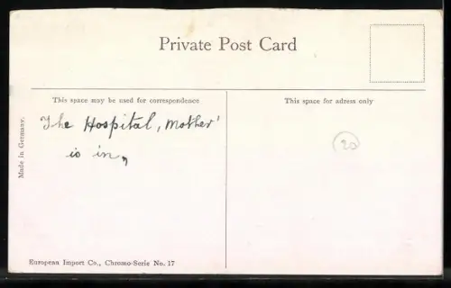 AK Vancouver /B. C., General Hospital, Main Entrance