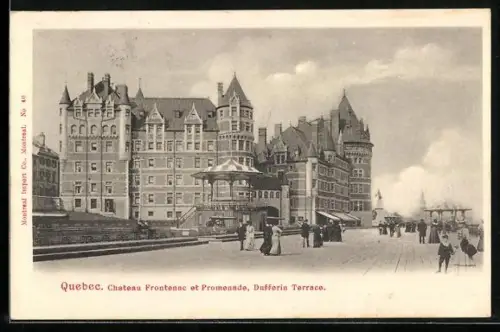 AK Quebec, Chateau Frontenac et Promenade, Dufferin Terrace