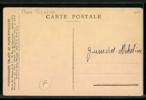 AK Saint-Bernard /Petit Lac des Esclaves, La Mission Saint-Bernard