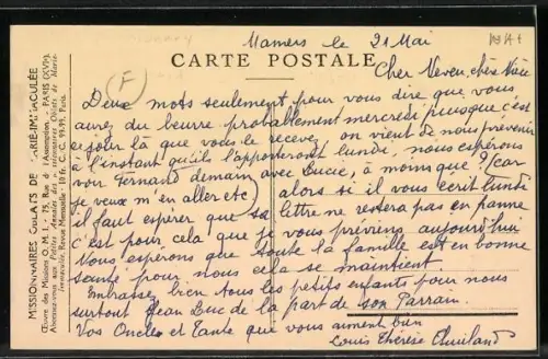 AK Saint-Bernard /Petit Lac des Esclaves, La Mission Saint-Bernard