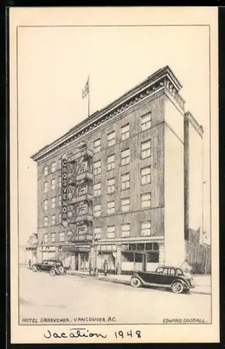AK Vancouver /B. C., Hotel Grosvenor