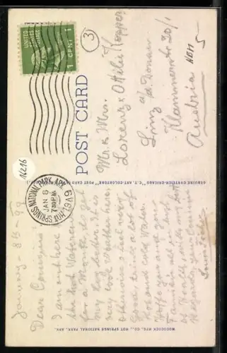 AK Hot Springs National Park, AR, Miniature Natural Hot Spring