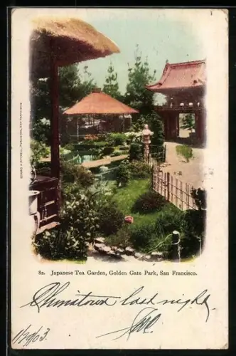 AK San Francisco, CA, Japanese Tea Garden, Golden Gate Park