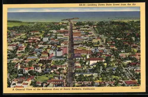 AK Santa Barbara, CA, A General View of the Business Area