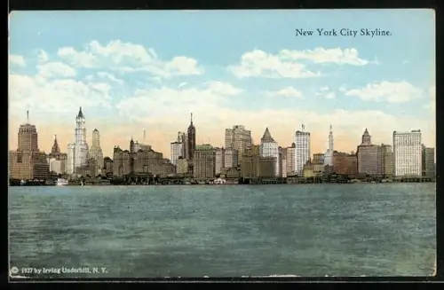 AK New York, NY, Skyline 1927