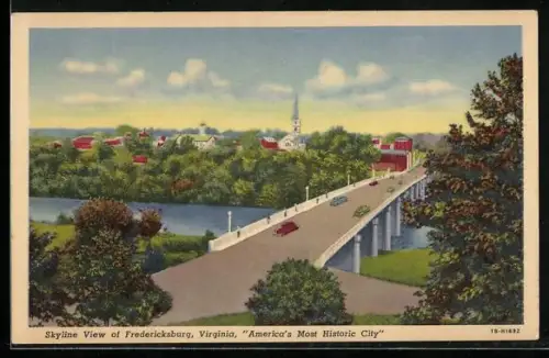 AK Fredericksburg, VA, Skyline View