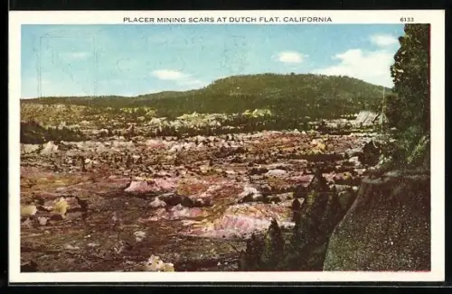 AK Dutch Flat, CA, Placer Mining Scars