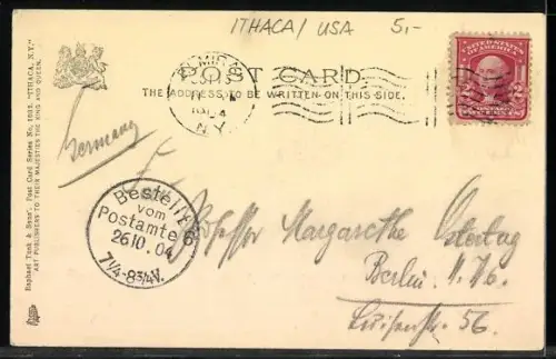 AK Ithaca, NY, The Forest City, From Cornell Campus