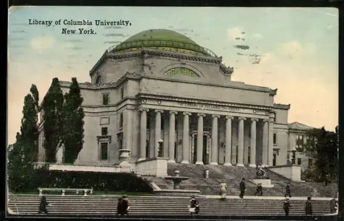 AK New York, NY, Library of Columbia University