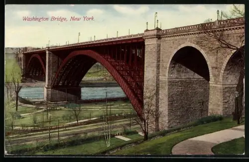 AK New York, NY, Washington Bridge