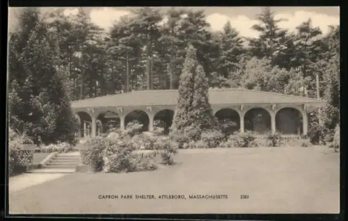 AK Attleboto, MA, Capron Park Shelter
