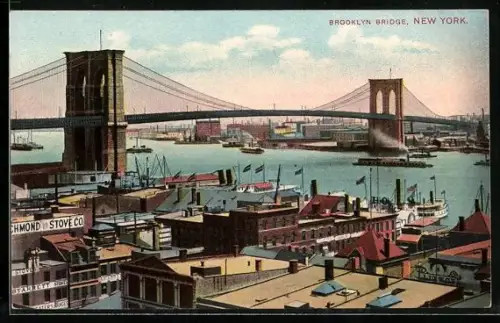 AK New York, NY, Brooklyn Bridge