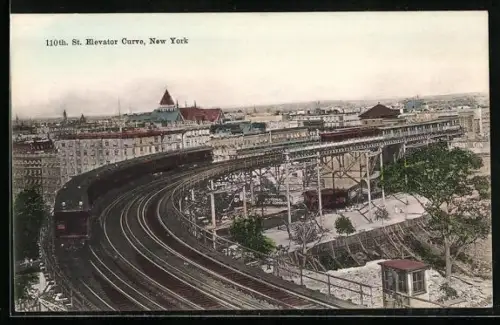 AK New York, NY, 110th St. Elevator Cruve