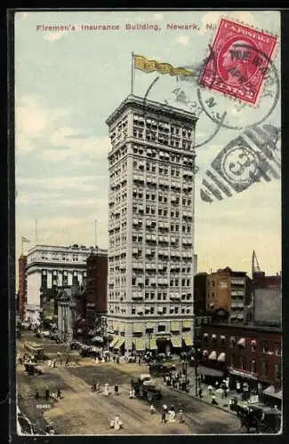 AK Newark, NJ, Firemen`s Insurance Building