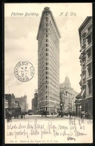 AK New York, NY, Flat Iron Building