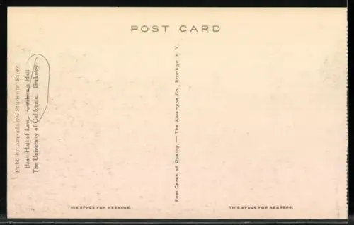 AK Berkeley, CA, Boalt Hall of Law, University of California