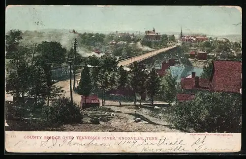 AK Knoxville, TN, County Bridge over Tennessee River
