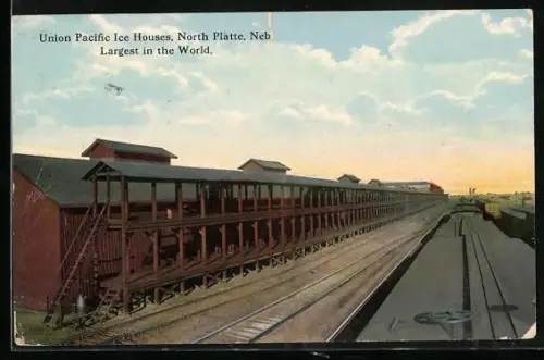 AK North Platte, NE, Union Pacific Ice House, largest in the world