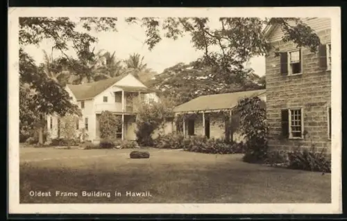 AK Hawaii, HI, Oldest Frame Building in Hawaii