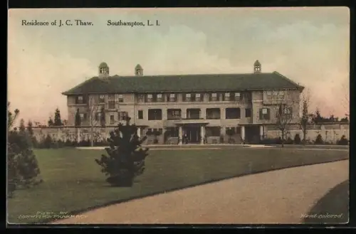 AK Southampton, NY, Long Island, Residence of J. C. Thaw