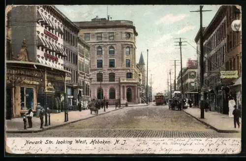 AK Hoboken, NJ, Newark Street looking west