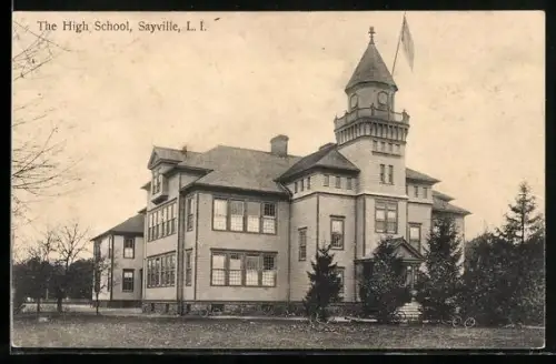 AK Sayville, NY, Long Island, The High School