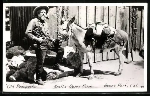Foto-AK Buena Park, CA, Knott`s Berry Farm, Old Prospector