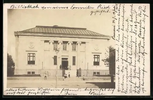 Foto-AK Passaic, NJ, View of a Building 1905