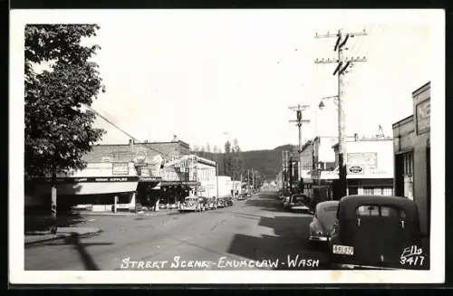 AK Enumclaw, WA, Street Scene