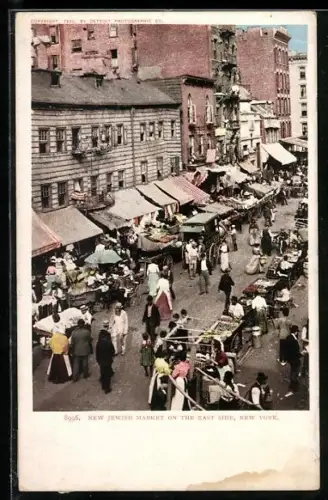 AK New York, NY, New Jewish Market on the East Side